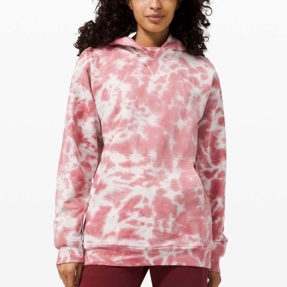 Lululemon pink tie-dye hoodie (size 2)